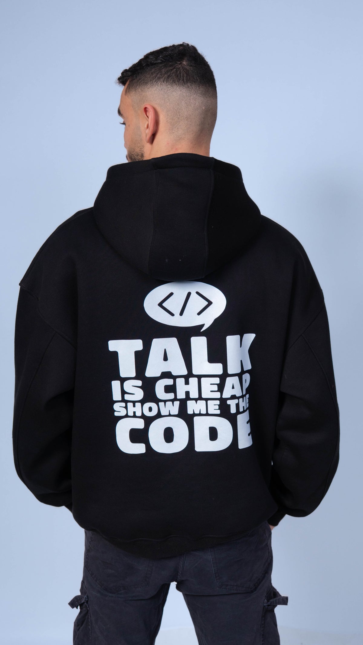 Show Me the Code Developer VALORIA Hoodie – Valoria Store